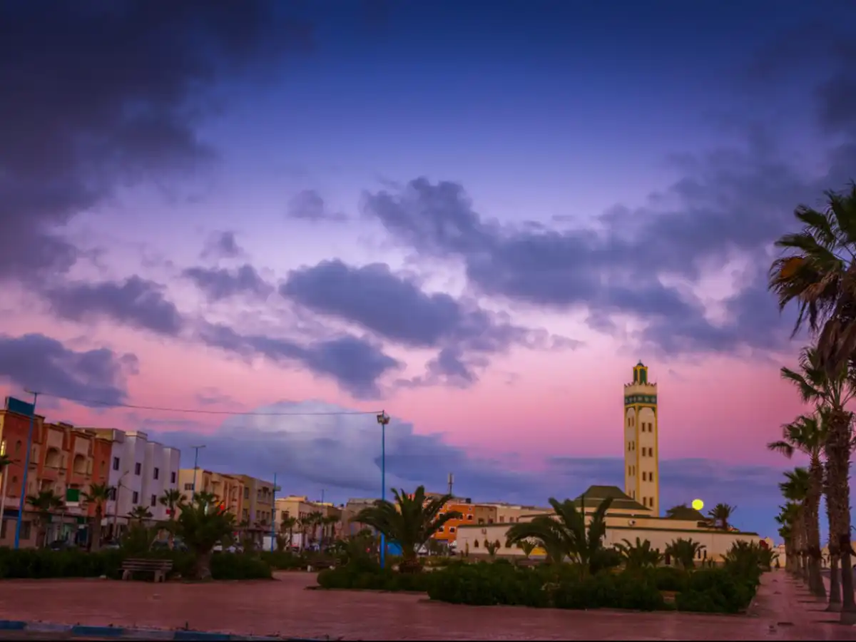 Dakhla mosque Morocco city landmark