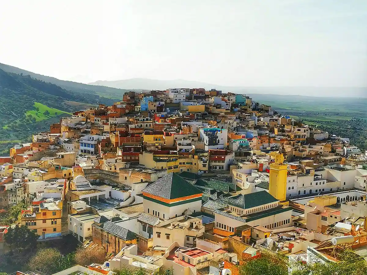 Meknes Morocco imperial city heritage and nearby Volubilis landscape
