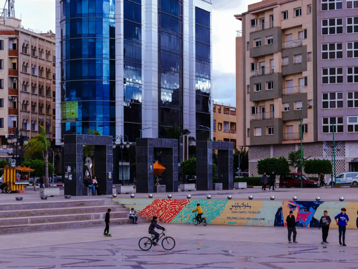 Oujda Morocco city center urban view eastern Morocco skyline