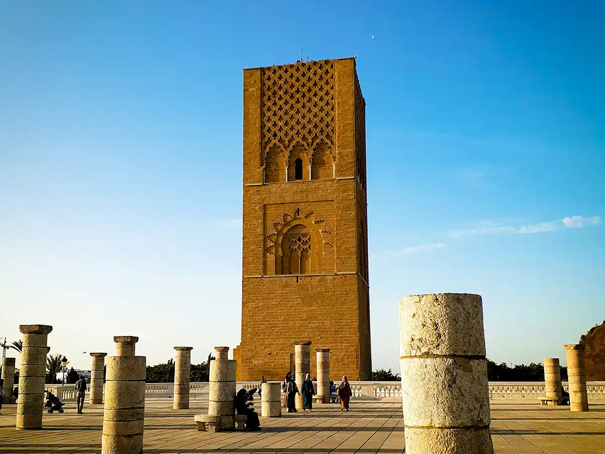 Rabat Morocco capital city Kasbah of the Udayas and Atlantic coast