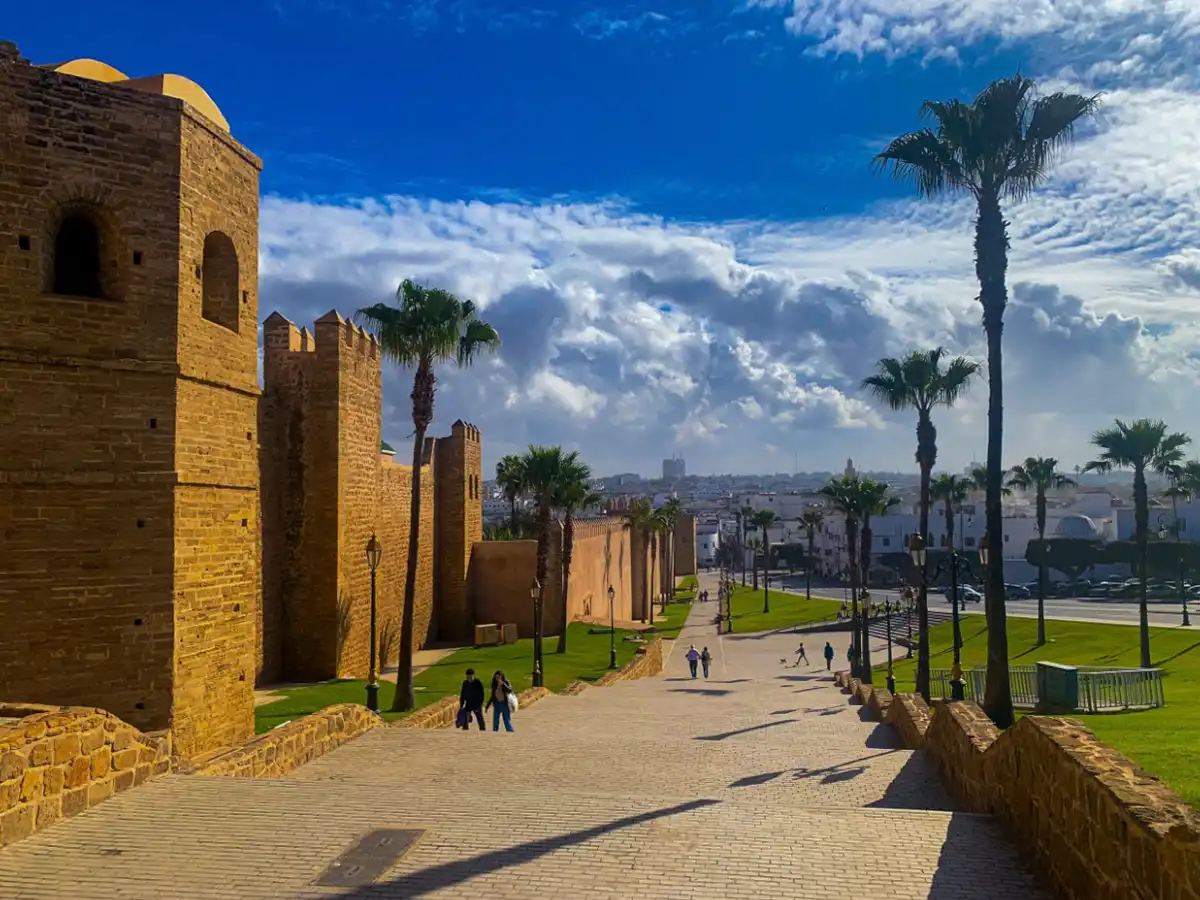 Kasbah of the Udayas in Rabat Morocco historic landmark and coastal fortress