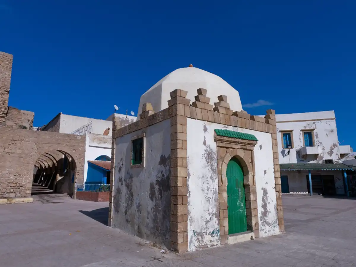 Safi coastal marabout shrine traditional architecture Morocco