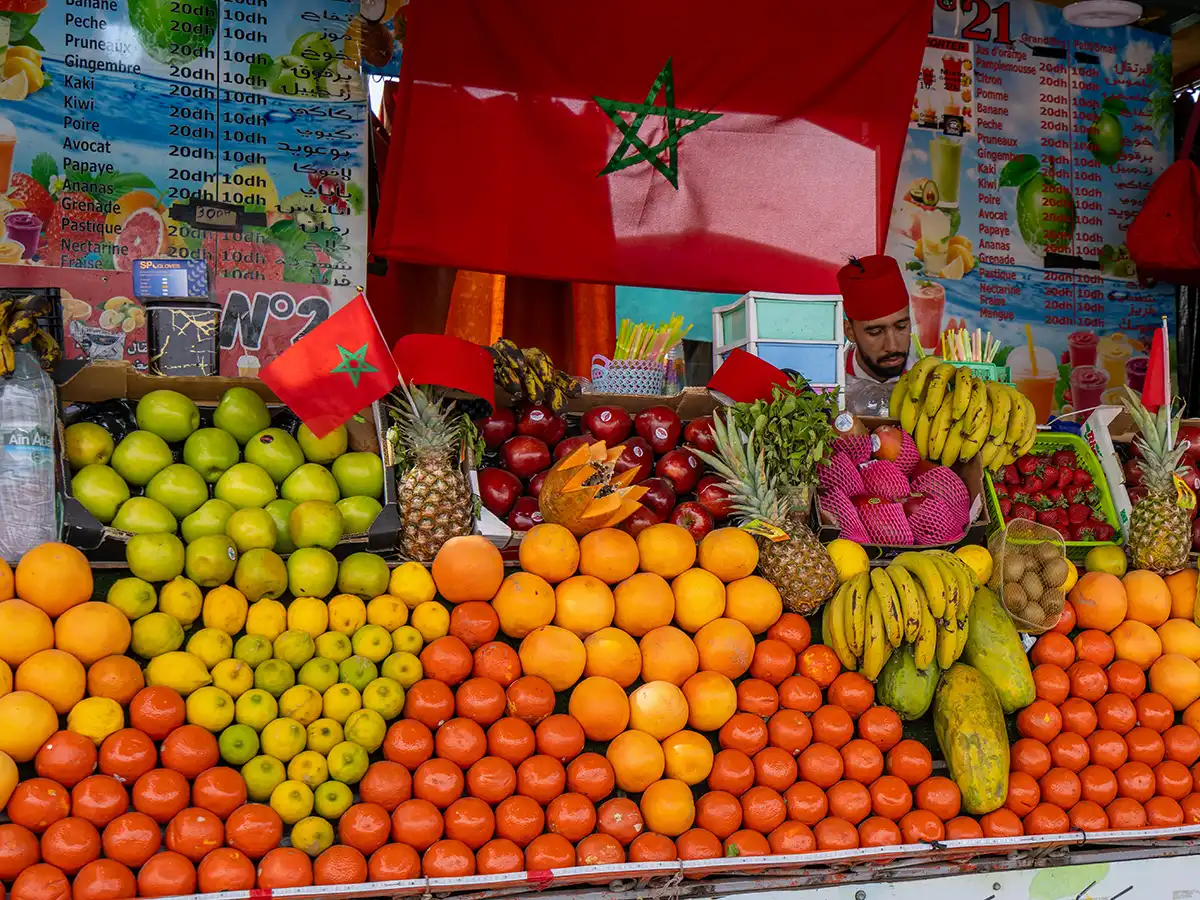 Traditional Moroccan avocado smoothie panache