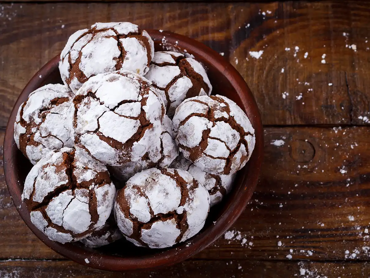 Traditional Moroccan ghriba cookies