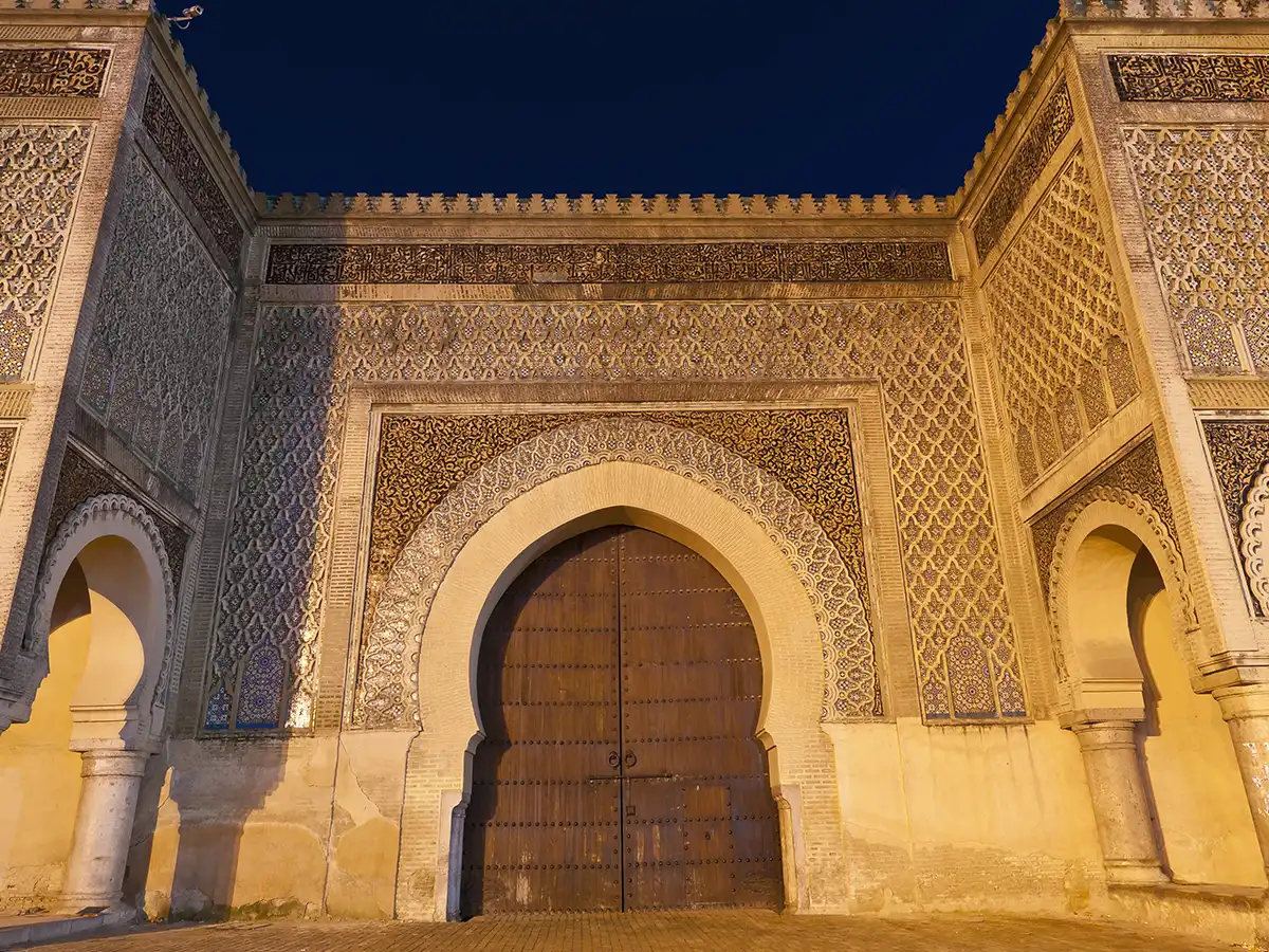 Imperial heritage atmosphere in Meknes