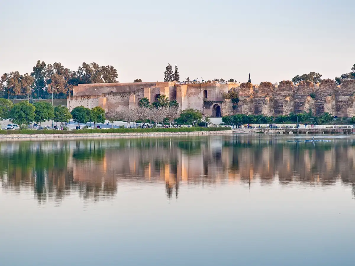 Imperial city architecture in Morocco