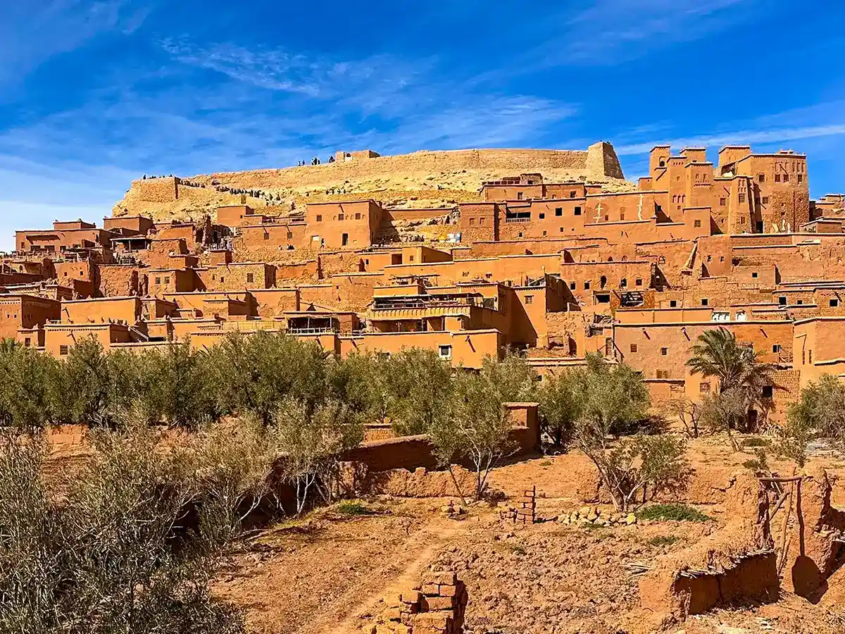 Kasbah-style architecture in southern Morocco