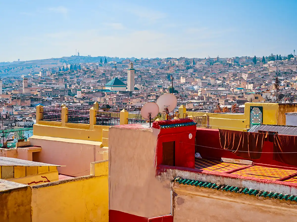 Medina alleyways in Morocco