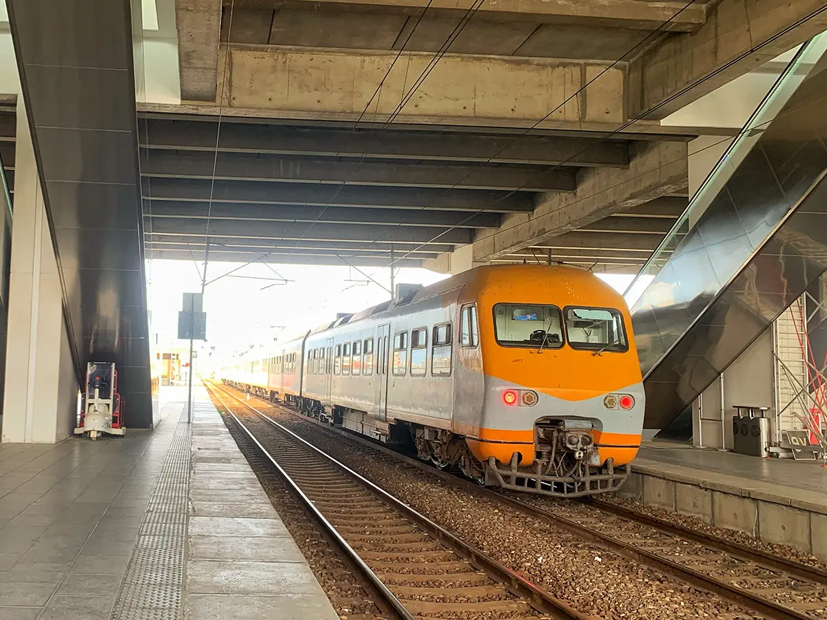 Intercity train network in Morocco